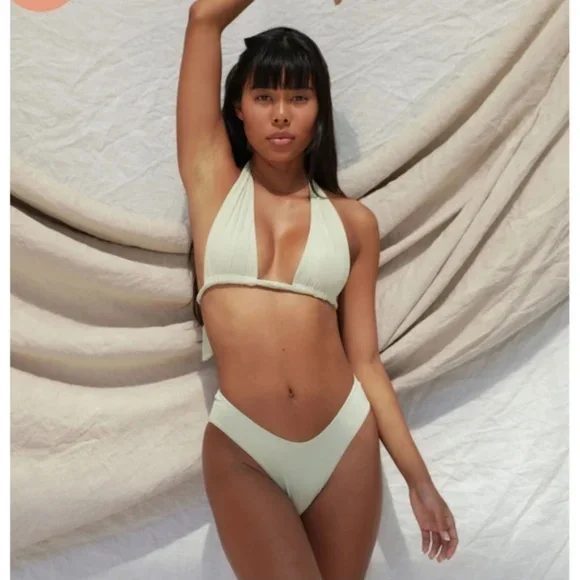 Stone Fox Swim Bikini Set Aloe Wash Size XS - Picture 1 of 11